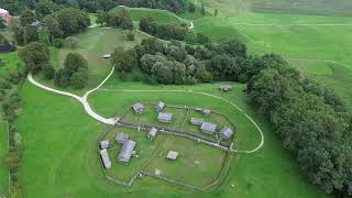 Drone Aerial View Kernavė, Lithuania