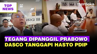 Tegang Rombongan Jaksa Agung Dipanggil Prabowo | Hasto Tak Ditahan KPK, Dasco Bereaksi