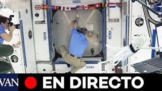 [EN DIRECTO] La tripulación de la ISS reciben al SpaceX