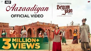 Aazaadiyan | Begum Jaan | Sonu Nigam | Rahat Fateh Ali Khan | Anu Malik | Vidya Balan