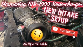 New Intake Setup for the Mercracing TVS-1900 Supercharger (2006 Civic Si k20)