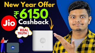 Jio Fiber \u0026 AirFiber New Year Offer: ₹6150 Cashback Is it Worth it ?