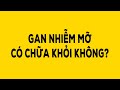 Gan nhiễm mỡ có chữa khỏi không? - Duy Anh Web