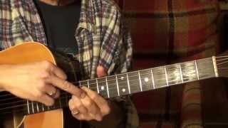 Beginner Bluegrass Guitar LessonS, Big Sandy River and unboxing mail