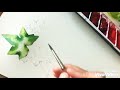 베리현 수채화 수분감 가득~ 아이비 그리기 watercolor painting watercolor flower watercolor tutorial ivy