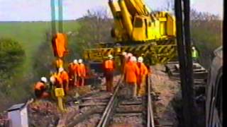 Rerailing 37273 Canton and Old Oak common breakdown gangs recover the loco