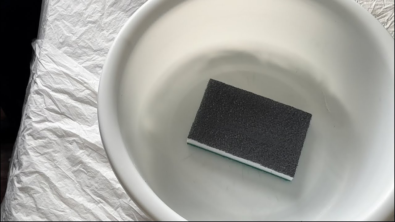 Sponge Asmr Dry Sponge Ripping Youtube