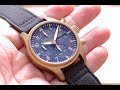 (Op.151) IWC Mr Porter十週年限量版Bronze Pilot Chronograph開箱評測 -- 型格復古魂爆發的舊化青銅黑金面