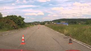 Clubsportslalom Engen 25.05.14 Dani Stixrl Porsche Cayman S Training