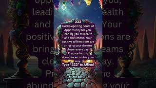 Angel Number 222 Manifest Love, Wealth, and Happiness #LawofAttraction #Affirmation #AngelNumber