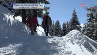 Winterwandern auf der Höh`- Neunerköpfle -- Tannheim