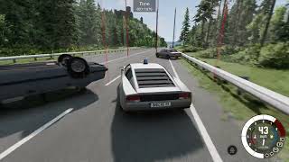 BeamNG mission - alarm für cobra 11 - very easy (v0.27 gameplay)