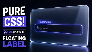 Code A Modern Floating Label Input Step By Step (HTML & CSS)