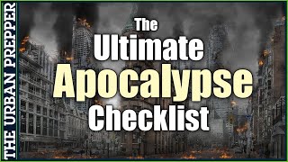 The ULTIMATE Apocalypse Checklist by TheBiologist | FREE Document