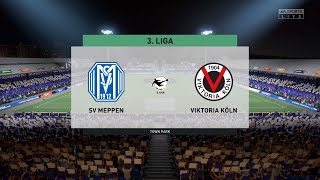FIFA 22 | SV Meppen vs Viktoria Köln - 3. Liga | Gameplay