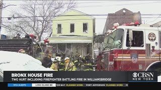 Firefighters Battle Bronx House Blaze