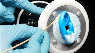 ASMR 3Dio Dry Paint Ear Cleaning. Lets Clean & Scrape that Dried Paint off Your Ears (No Talking)