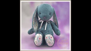 EASY Bunny Teddy Memory Bear Sewing Pattern