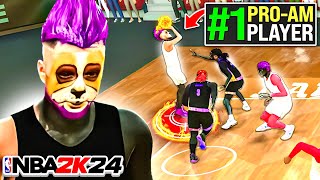PLAYING VS THE #1 PLAYER IN COMP PRO AM NBA 2K24!