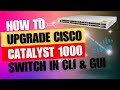 How to upgrade IOS of Cisco Catalyst 1000 (C1000) series switch in CLI & GUI mode