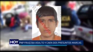 Trujillo: Policía de Inteligencia frustra asalto y caen dos presuntos marcas