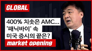 400% 치솟은 AMC... '패닉바이' 속 미국 증시의 끝은? f. 미국주식에미치다 장우석 본부장