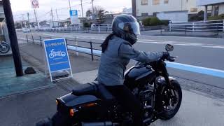 FXFBS114 FAT BOB 女性ライダー納車！