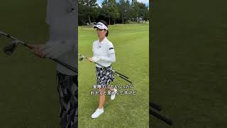 fukuda mami INPRES DRIVESTAR IR SNS 2 R#shorts福田真未＃inpresdrivesstar #golf #ゴルフクラブ試打#8軸インプレス＃アイアン試打