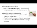 How To Set Thermostat To Hold Temperature – Stop Schedule Changes (All Models)