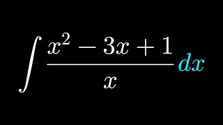 Antiderivative Common Example (Split up the fraction)