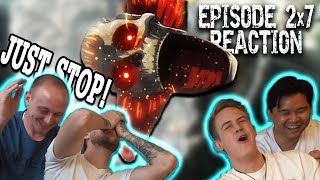 CLIFFHANGERS!!! Anime SCEPTICS Watch Attack On Titan 2x07 | Reaction/Talk