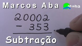 SUBTRAÇÃO - Com Marcos Aba