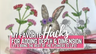 MY HACKS TO ADD DEPTH AND DIMENSION TO SMALL OBJECTS | Let's Bring the Rest of the Flowers to LIFE!