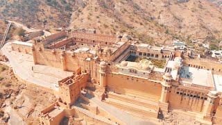 Drone Footage - Jaigarh  and Amer Fort - Jaipur | 4K Amber Fort Aerial View | Nahargarh Fort