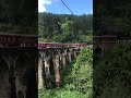 Nine Arches Bridge with the train, Badulla, Sri Lanka