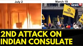 San Francisco News | Indian Consulate Attacked For The Second Time In San Francisco | News18