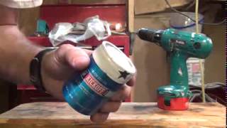 How to make a backpacking stove with a Bud light aluminum bottle   HD