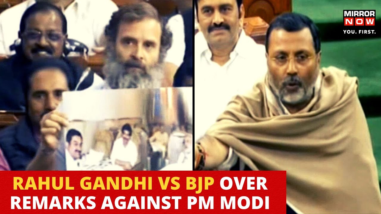 BJP MP Calls For Action Against Congress Leader Rahul Gandhi Over PM ...