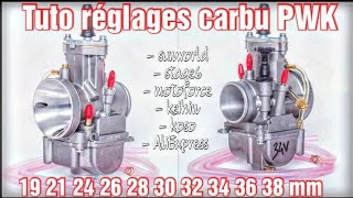 TUTO comment régler un carburateur PWK sunworld keihin Stage6