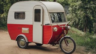 Ultimate RV Camper Tricycle – Compact Adventure on Three Wheels!