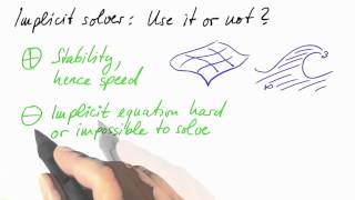 Implicit Solvers - Differential Equations in Action