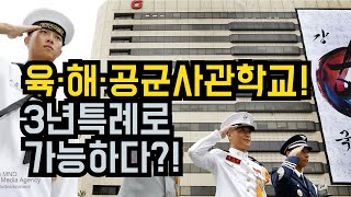 [특례입시#60] 육해공군 사관학교 재외국민 특별전형(3년 특례) 신입생 선발방식