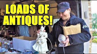 Ep33: LOOK AT ALL THE ANTIQUES WE FOUND! - The ORIGINAL GoPro Yard Sale Vlog!