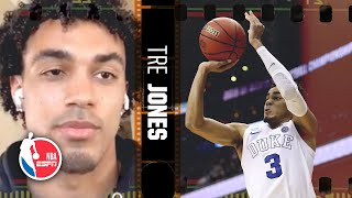 Duke's Tre Jones virtual film session with Mike Schmitz | NBA on ESPN