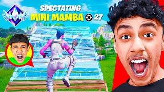 I Spectated My Little Brother in OG Ranked Fortnite!