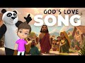 God's Love is Everywhere - A Fun Bible Song for Kids #olivektoons