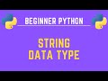 String Data Type in Python - Beginner Python - Programming Tutorial