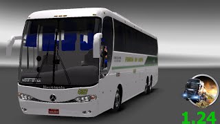 euro truck simulator 2 (ets2) v1.24 {mod EAA bus v4.0} [part 3] : mercedes benz marcopolo g6 1200