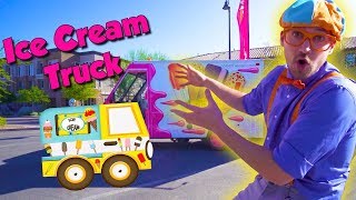 Blippi Visits an Ice Cream Truck | Learn How To Count - Maths for Children | Educational Videos