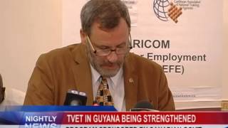 TVET IN GUYANA BEING STRENGTHENED